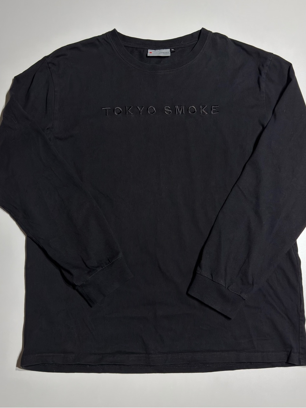 Tokyo Smoke embroidered Men's Black Long Sleeve Shirt